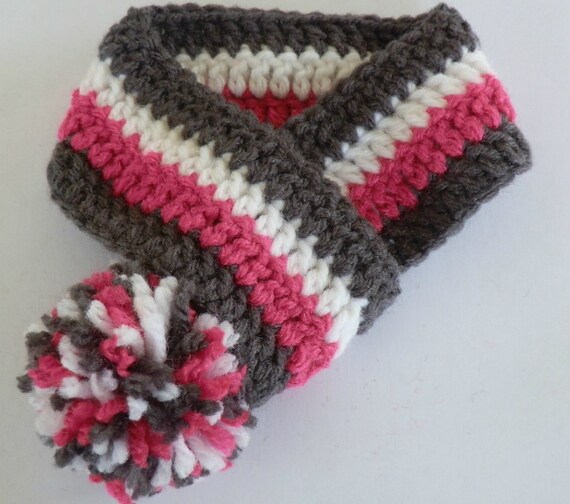 Adjustable Crocheted Dog Collar Scarf or Pet Neck Warmer in