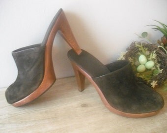 two tone mary jane pumps