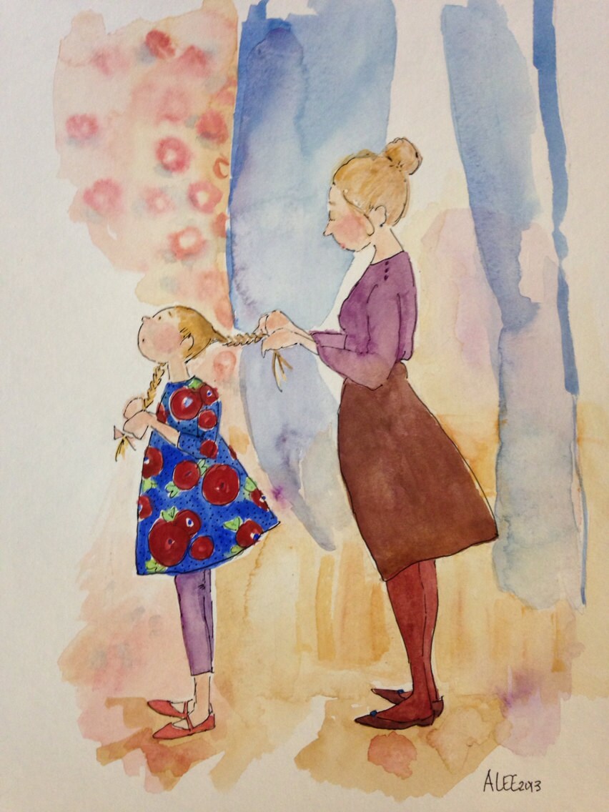 Original watercolor painting 9 x 12 unframed