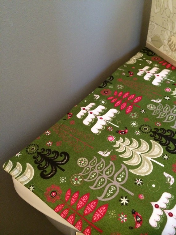 Christmas Toilet Tank Topper Cover Holiday Bathroom