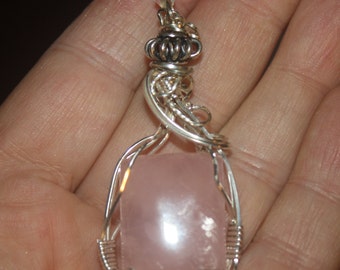 polished rose quartz jewelry