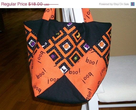 Handmade Quilted Trick or Treat Bags