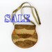 70s suede patchwork saddle bag As-Is