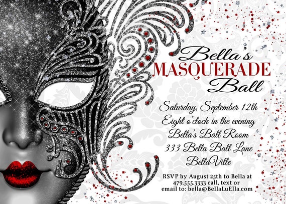 Masquerade Ball Invitation