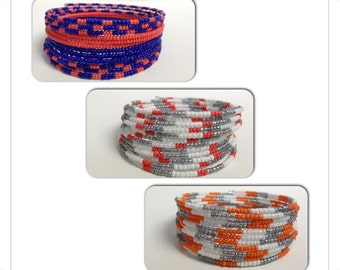 Stacking Memory Wire 12 wrap Bracelet Choice of Color