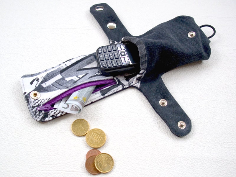 Wrist Wallet Zipper Change sewing pattern