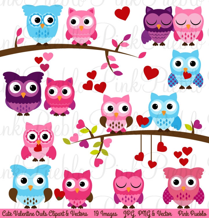 free valentine owl clip art - photo #40