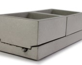 Salt and Spice Caddy. Spice & Salt Caddy. Spice Containers. Concrete Caddies