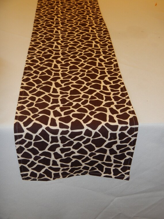 Table  custom table  Runner, Sizes runner Print Shower Giraffe Custom size  Available, Baby