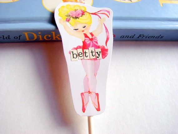 Little Ballerina In A Pink Tutu  Cupcake Or Cake by mimiandlucy