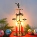 Vintage Swedish Angel Chimes with Candles - Brass Christmas Klockspel