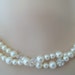 Bridal Jewelry Set,Ivory or White Pearl Jewelry Set, Pearl Necklace Bracelet Set,Pearl Bracelet,Two Piece Jewelry Set,Bridesmaid Jewelry Set