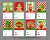 Christmas Gift Tags Printable - Instant Download - Non-Personalized Il_170x135