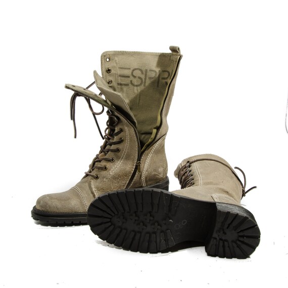 army green winter boots