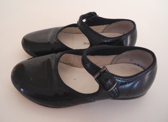 1950's Jumping Jacks Black Patent Leather Mary Jane by BabyTweeds