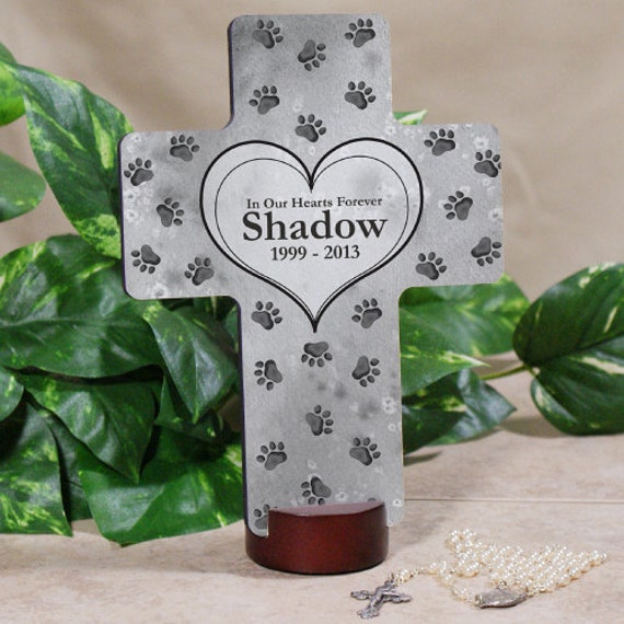 Personalized Pet Memorial Cross gfy473067