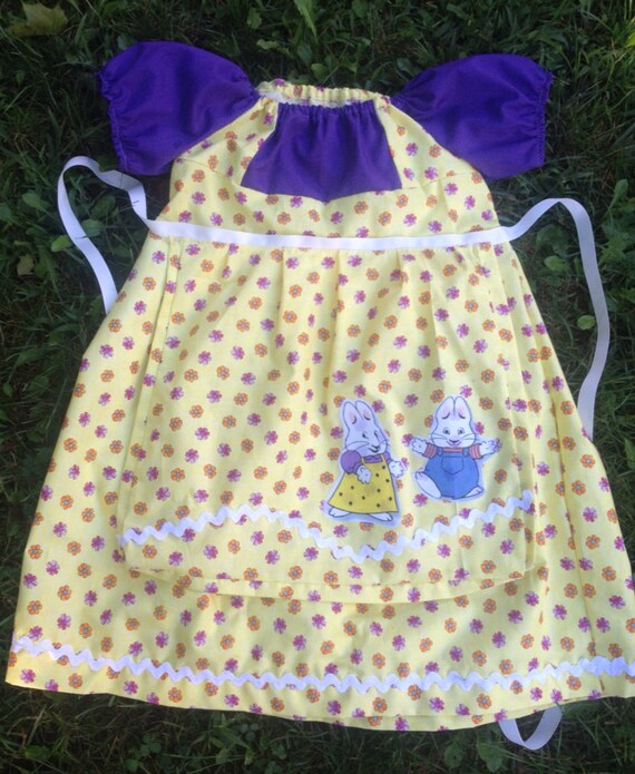 Max and Ruby Halloween costume with Ruby Apron by chachalouise