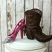 Boots and Heels-Country Western Wedding Cake Topper-His and Hers Wedding Cake Topper-Cowboy Boots Topper
