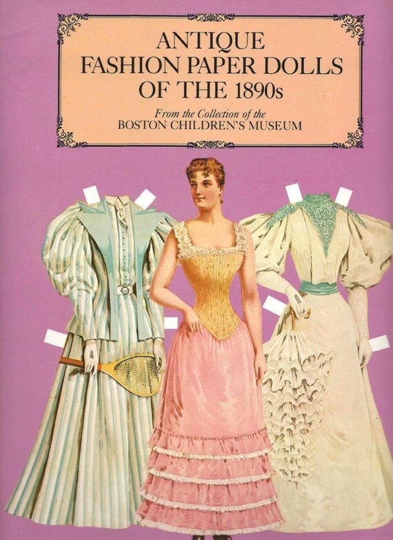 Victorian Paper Dolls Antique Fashion Paper Dolls Of The