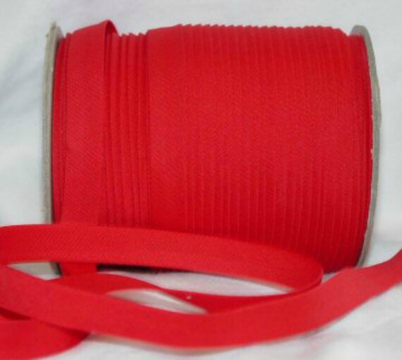 RED Extra Wide 1/2 Extrawide Double Fold Bias Tape