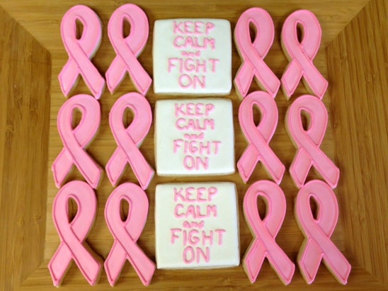 Breast Cancer Awareness Sugar Cookies