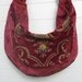 Bohemian Gypsy Bag Purse Cut Chenille Cut Velvet