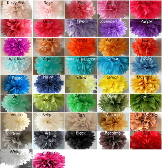 COLOR CHART... Read discription on sold out colors and sizes Il_570xn