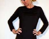 Black Jersey Dress Long Sleeve