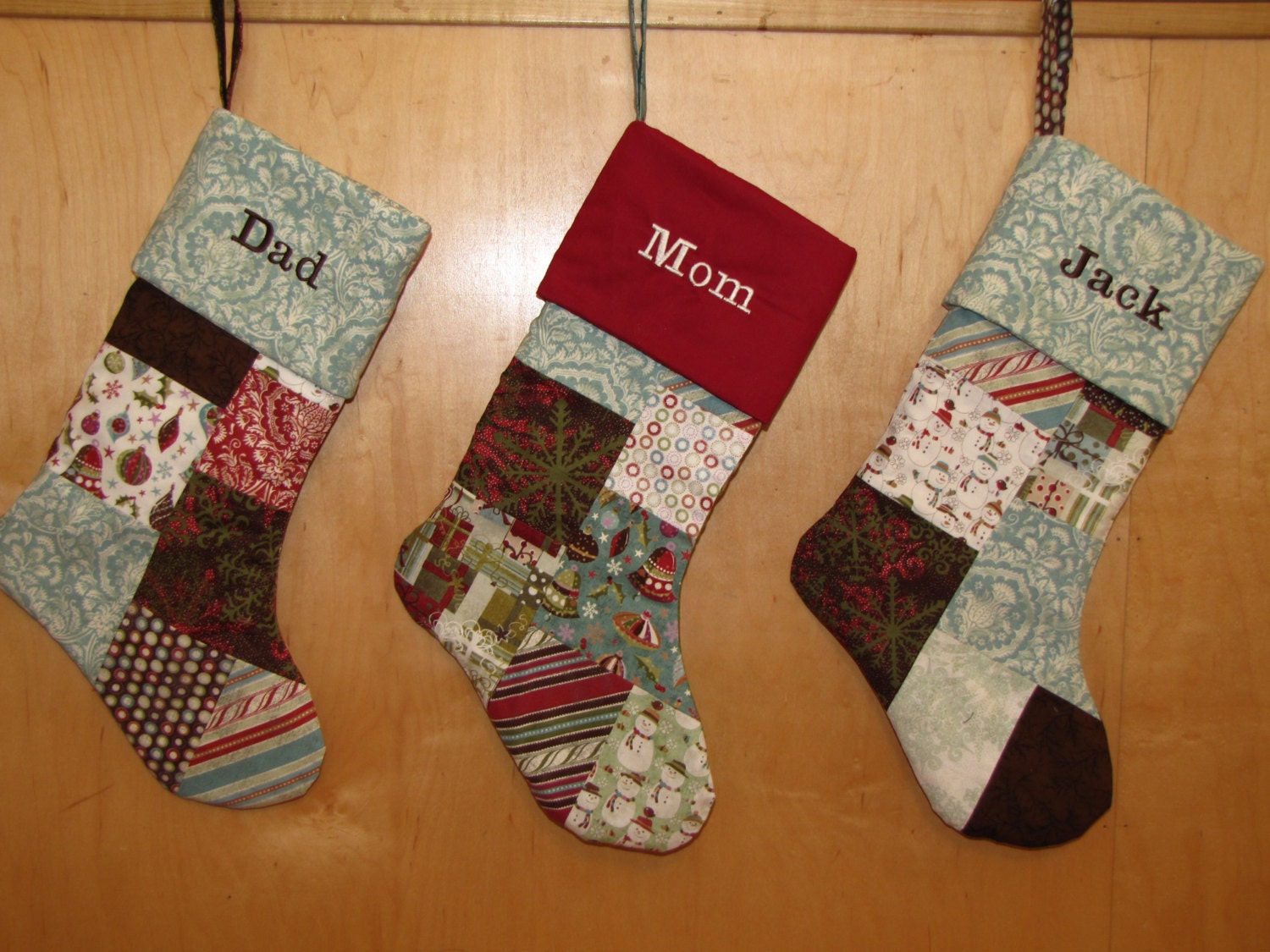 Patchwork Christmas Stocking