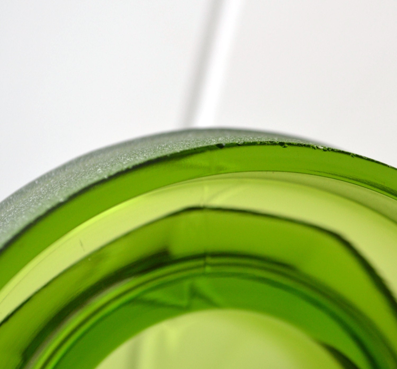 Vintage Green Glass Kitchen Canisters at Mary Ellis blog