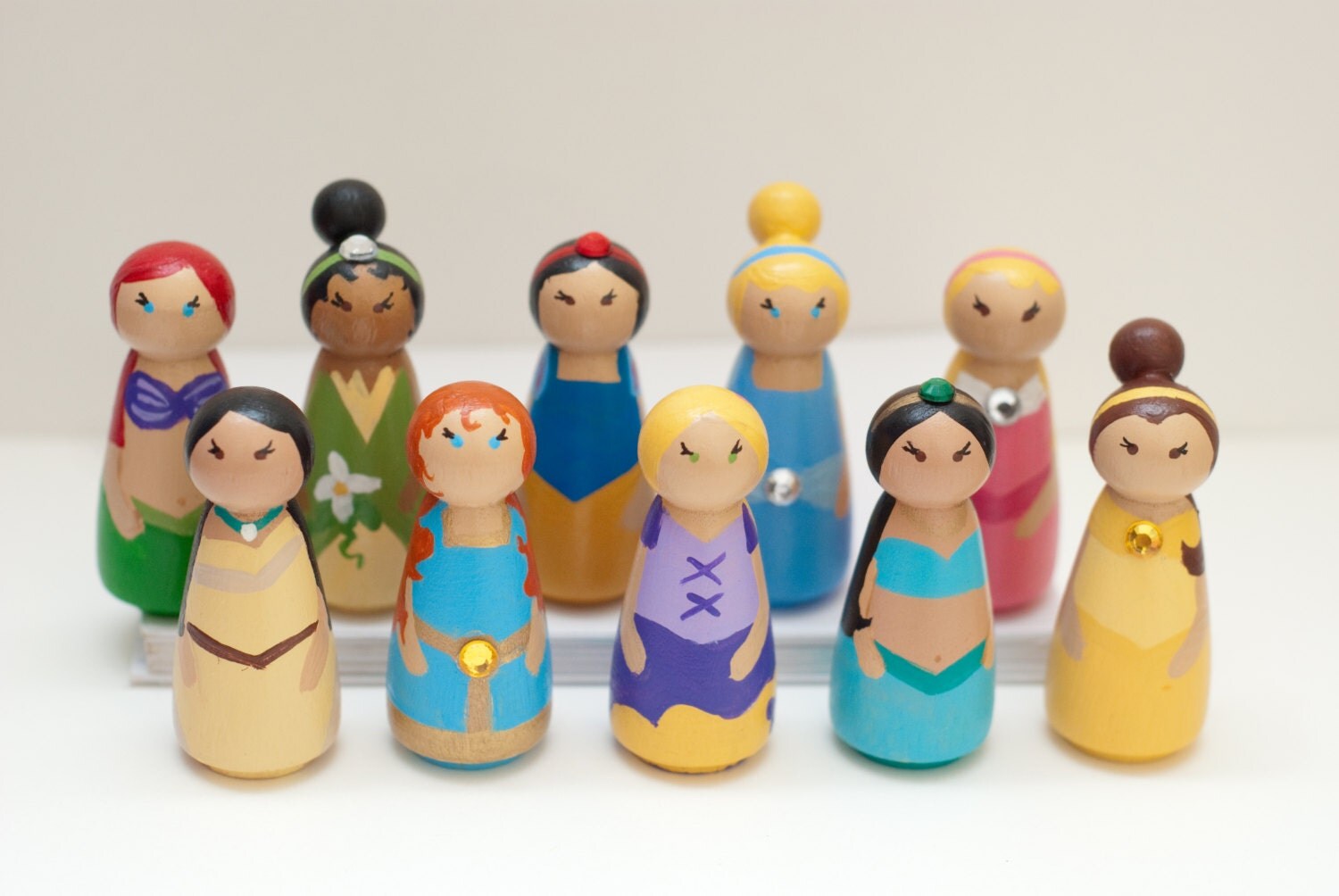 disney princess peg dolls