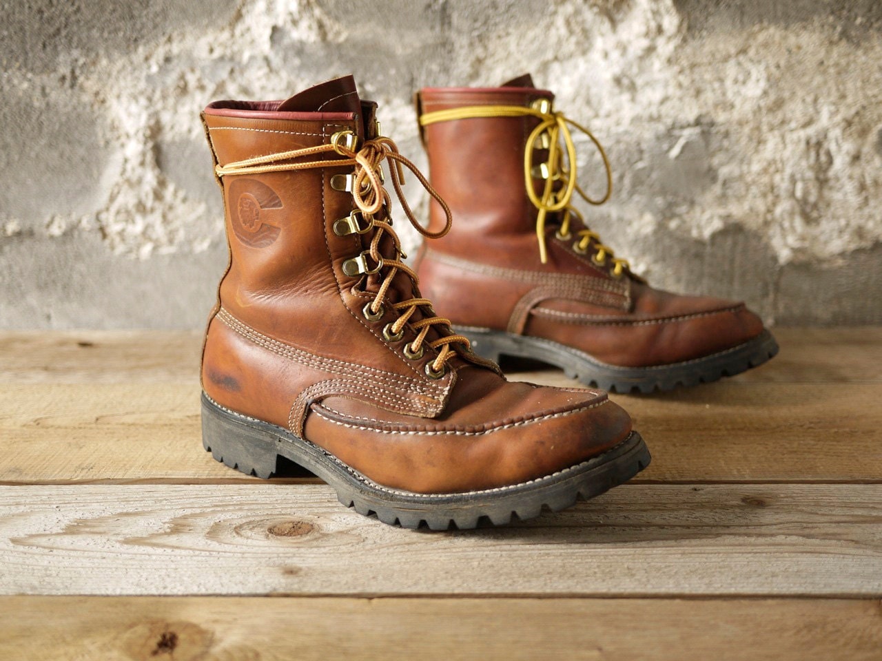 handmade moc toe boots