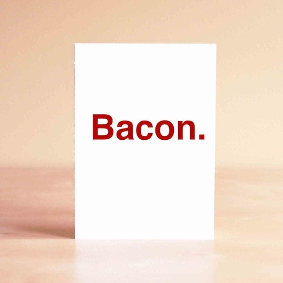 bacon card