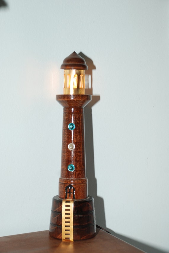 Vintage Lighthouse Night Light Lamp