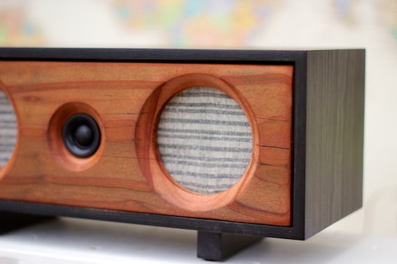 NEW Wood Speaker Wireless Bluetooth Speaker From Reclaimed