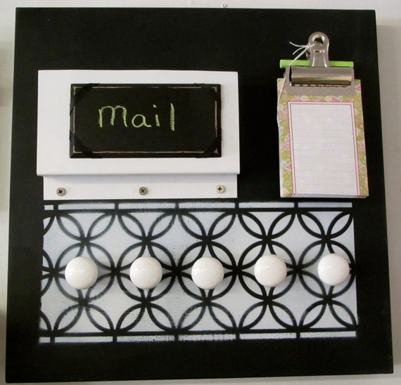 Wooden Box Style Wall Mail organizer mail by WordsofWisdomNH