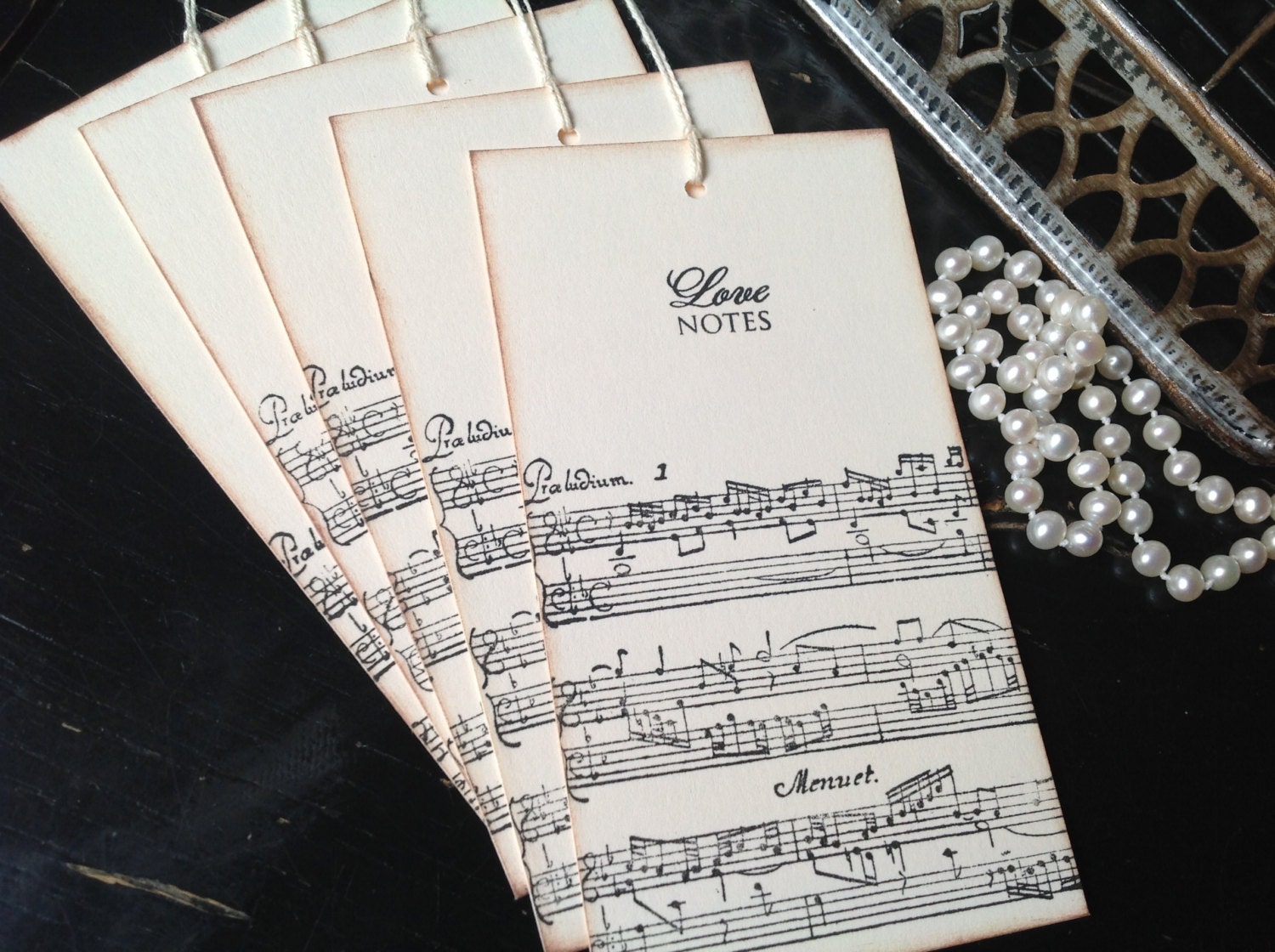 Music wish tags music themed favors musical wedding