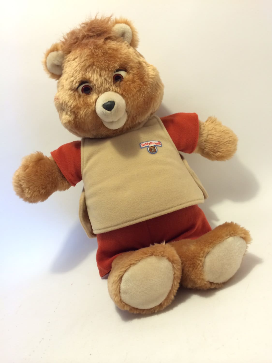 Sale Vintage Teddy Ruxpin Talking Toy 80s Plush Toy 1985