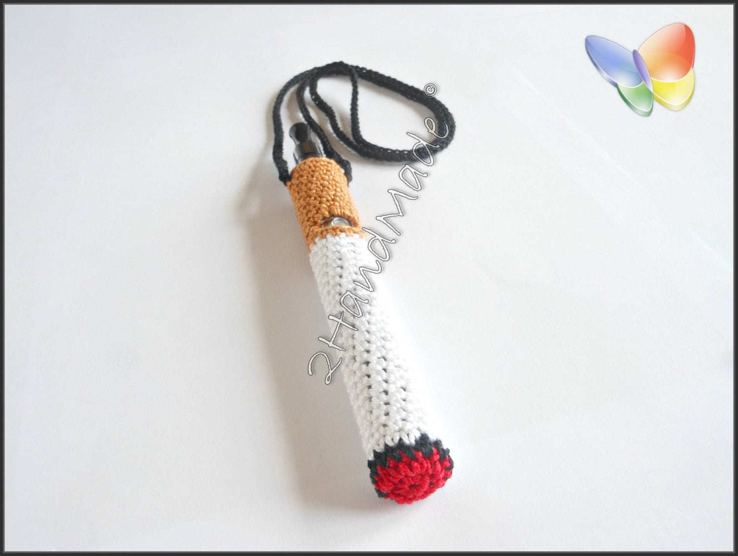 Crochet Ego Ecig Electronic Cigarette Vaporizer Holder Lanyard