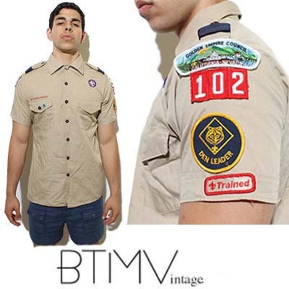 Scout Uniform Leader Patch Placement