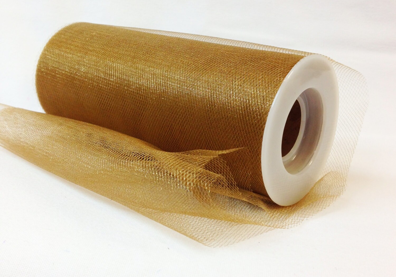 rose gold tulle roll