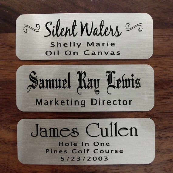 Engraved Silver Nickel Plate Picture Frame Art by RossiEngraving