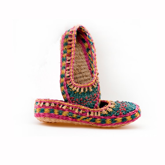 wicker slippers