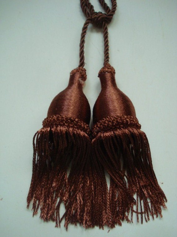 Items similar to Lovely Silk Decorative Tassels Home Decor Silk Texture Cords on Etsy
