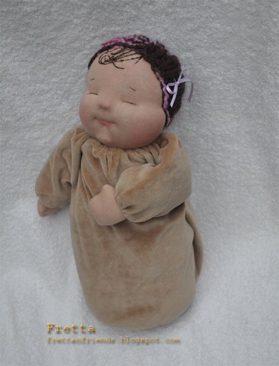 Choose Your Color. Waldorf Heavy Baby Doll with Limbs Stuffed