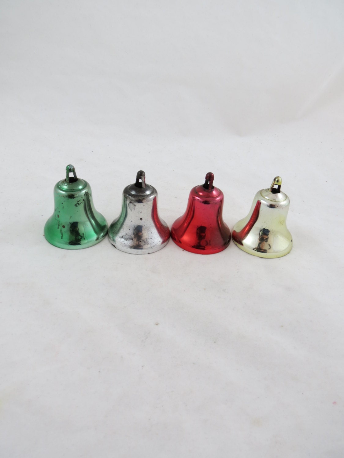 Vintage Plastic Christmas Bells Mid by VintageCocobytheLake
