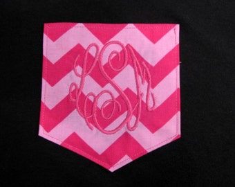 Monogram Shirt Wife Gift Girlfriend Gift Monogrammed Gifts Fiance Gift Personalized Pocket tshirt SHORT SLEEVE Pocket shirt.