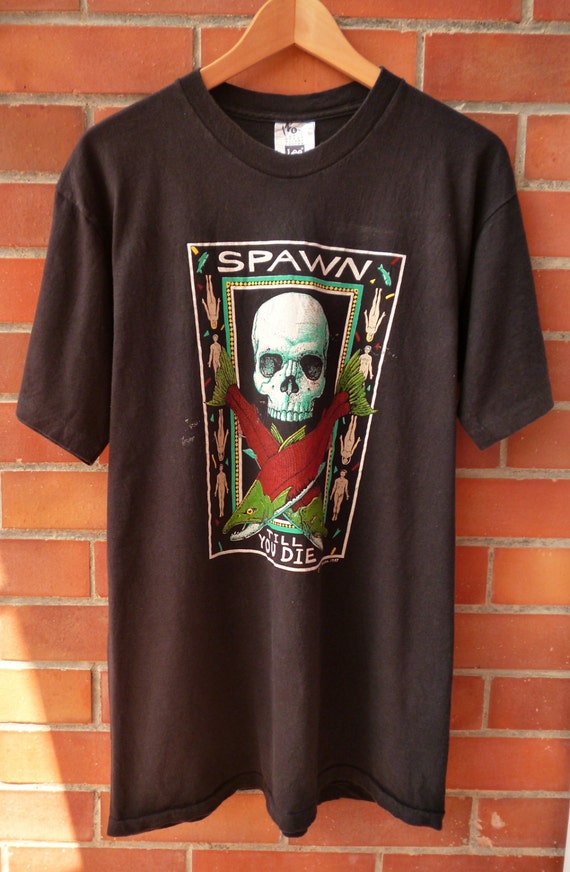 Vintage 80s SPAWN Till You Die Ray Troll Art by THRIFTEDISABELLE