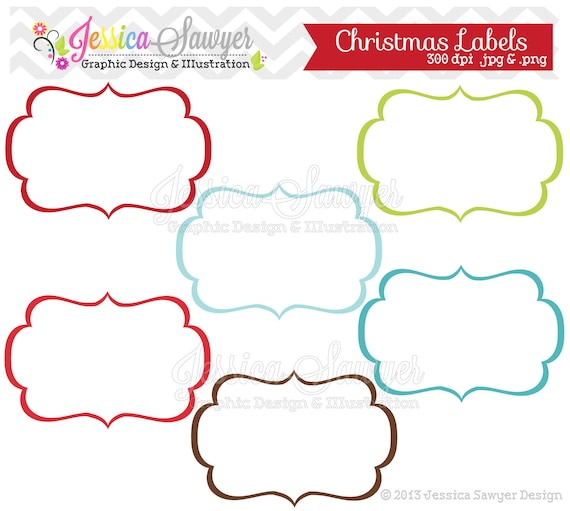 free clipart christmas labels - photo #14