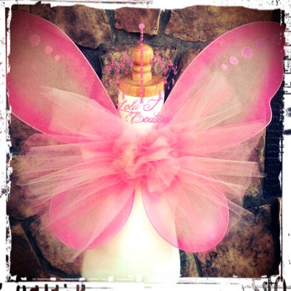 EMBELLISHED Shipping fairy wings Tulle using make how Wings to CHOOSE COLOR  Insurance Your tulle  Fairy